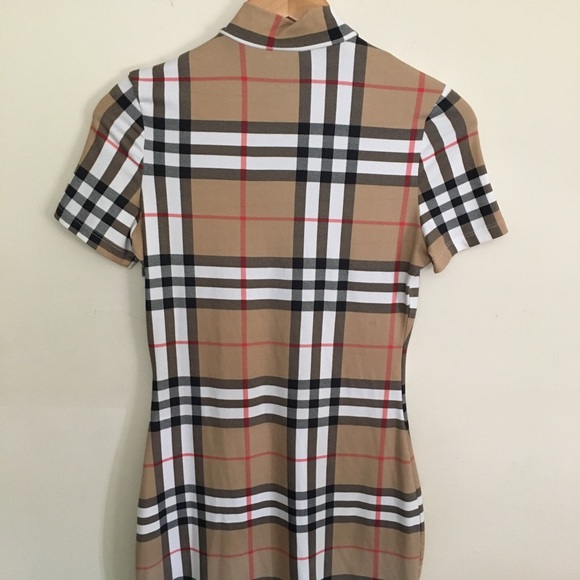 Plaid fitted bodycon dress - Picture 8 of 8